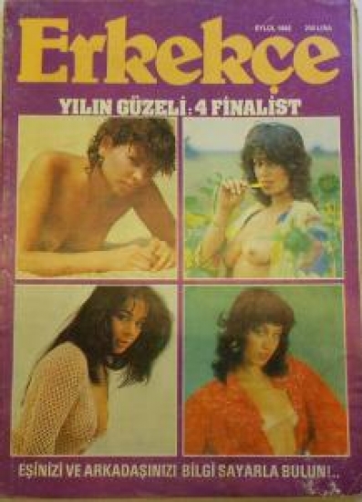 ERKEKÇE DERGİ EYLÜL 1982 TÜRKİYE'NİN EN BÜYÜK DERGİSİ 