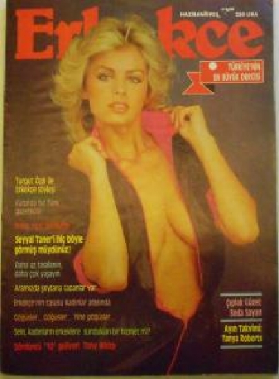 ERKEKÇE DERGİ HAZİRAN SAYI 6 TÜRKİYE'NİN EN BÜYÜK DERGİSİ HAZİRAN 1983 