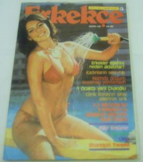 ERKEKÇE DERGİ AĞUSTOS 1984 SAYI 4 ERKEKLER EŞLERİNİ NEDEN ALDATIRLAR ? KADINLARIN SEXS FALI 