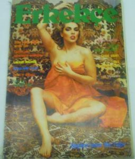 ERKEKÇE DERGİ HAZİRAN 1981 BİLİM KURGU ÇAĞINA GİRDİK BİLE CENK KORAY RUH OLAYINI ANLATIYOR 