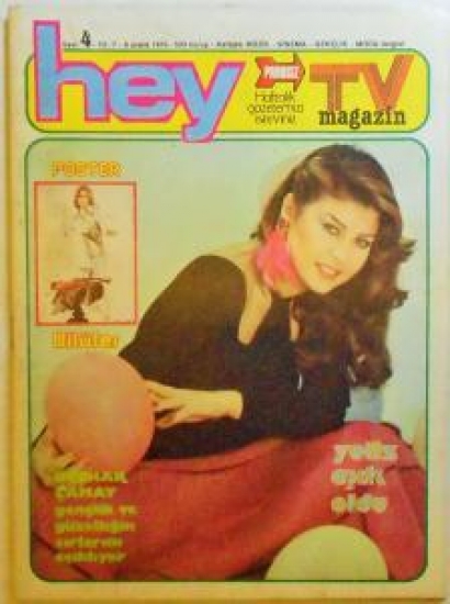 HEY HAFTALIK MAGAZİN DERGİ SAYI 4. 6 ARALIK 1976 RÜÇHAN 