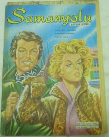 SAMANYOLU DERGİ ELBİSE PATRONU İLE NO : 115 14 MART 1974 