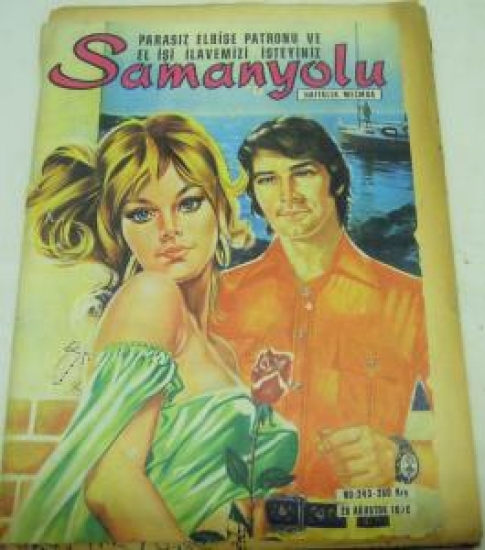 SAMANYOLU DERGİ PARASIZ ELBİSE PANTALON  VE EL İŞİ İLAVEMİZİ HAFTALIK MECMUA NO : 243 26 AĞUSTOS 1976 