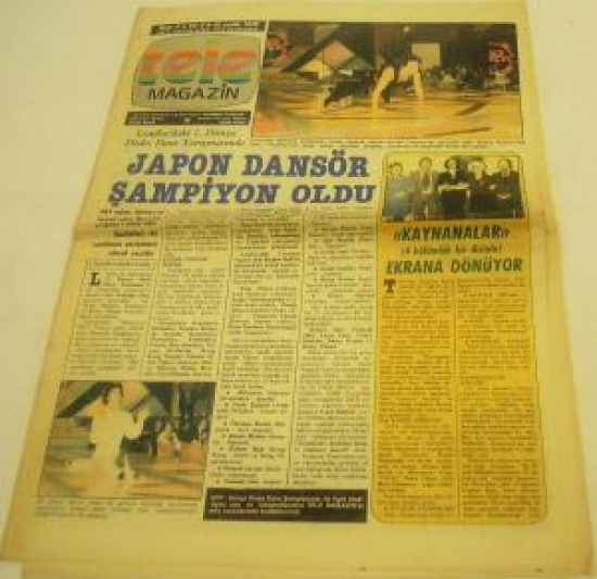 TELE MAGAZİN SAYI:6 YIL:4. 18 ARALIK 1978 JAPON DANSÖR ŞAMPİYON OLDU 