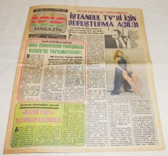 TELE MAGAZİN SAYI:26. YIL:4. 7 MAYIS 1979 HEY'İN HAFTALIK EKİDİR 