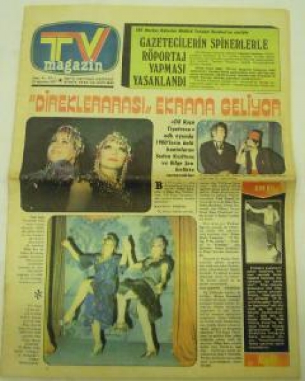 TV MAĞAZİN SAYI : 41 - YIL : 7 22 AĞUSTOS 1977 HEY'İN HAFTALIK GAZETESİ 