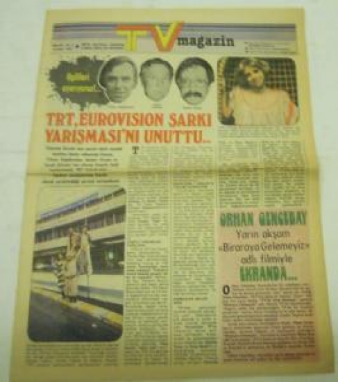 TV MAGAZİN SAYI: 50 YIL : 3 23 EKİM 1978 HEY'İN HAFTALIK GAZETESİ 