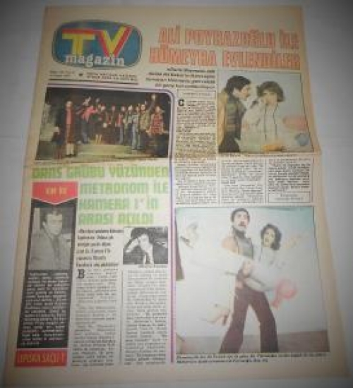 TV MAGAZİN SAYI:19. YIL:2. 21 MART 1977 HEY'İN HAFTALIK GAZETESİ 