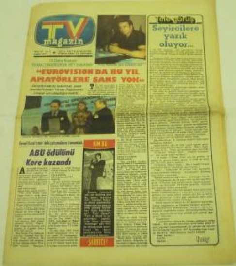 TV MAĞAZİN SAYI:47 - YIL :2 3 EKİM 1977 HEY'İN HAFTALIK GAZETESİ AYRICA PARA İLE SATILMAZ 