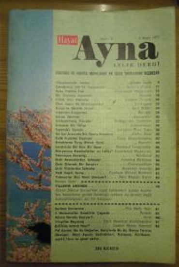 HAYAT AYNA AYLIK DERGİ SAYI :4. 1-MART 1971 