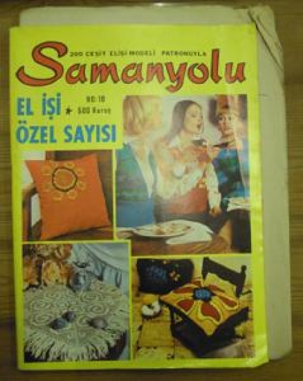 SAMANYOLU 200 ÇEŞİT EL İŞİ MODELİ PATRONUYLA NO :19 