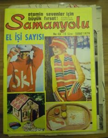 SAMANYOLU 200 ÇEŞİT EL İŞİ MODELİ PATRONUYLA NO : 65 ŞUBAT 1979 