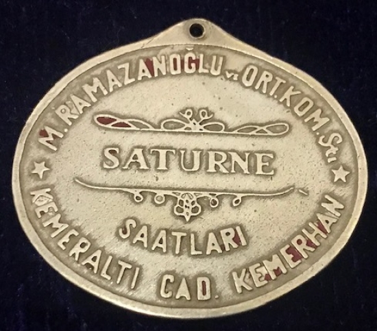 SATURNE SAATLERİ GÜMÜŞ ANAHTARLIK UCU 