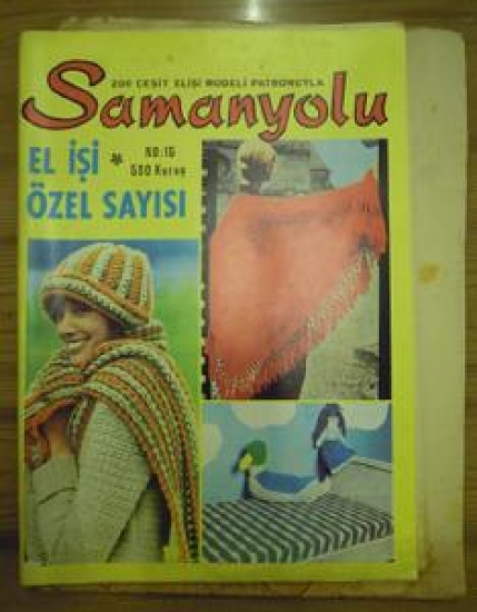 SAMANYOLU 200 ÇEŞİT EL İŞİ MODELİ PATRONUYLA NO : 15 