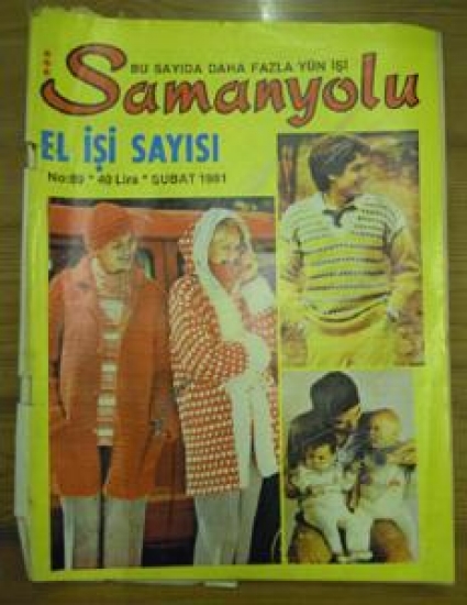 SAMANYOLU 200 ÇEŞİT ELİŞİ MODELİ PATRONUYLA NO : 89. 