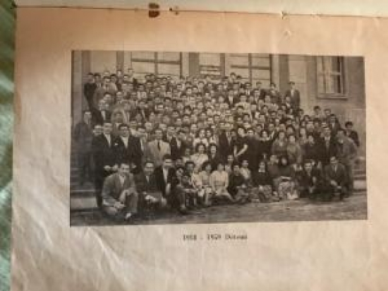 ANKARA ÜNİVERSİTESİ HUKUK TAKÜLTESİ SON SINIF ALBÜMÜ 1958 - 1959 