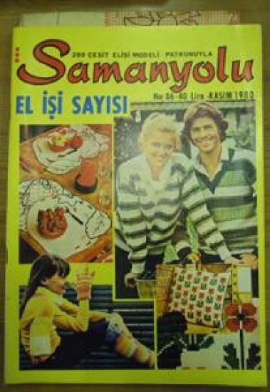 SAMANYOLU 200 ÇEŞİT EL İŞİ MODELİ PATRONUYLA NO : 86 KASIM 1980 