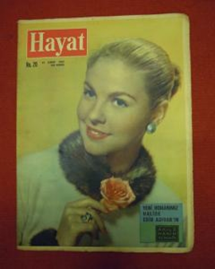 HAYAT NO. 20 22 ŞUBAT 1957 YENİ ROMANIMIZ HALİDE EDİB ADIVAR'IN 