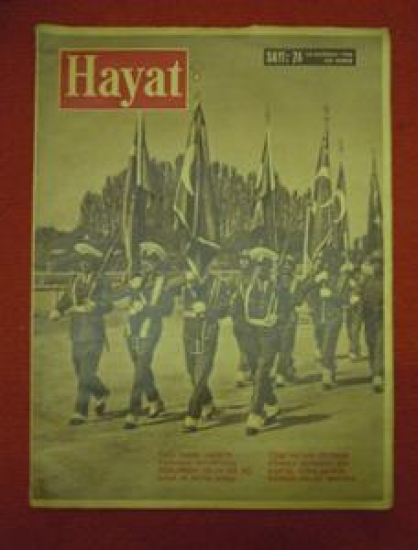 HAYAT SAYI. 24. 10 HAZİRAN 1960. YAŞA VAROL HARBİYE YIKILMAZ SATVETİNLE GÖKLERDEN GELEN BİR SES 