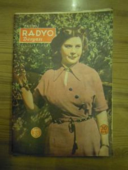 RESİMLİ RADYO DÜNYASI SAYI : 20 SATIŞI 30 KURUŞ 