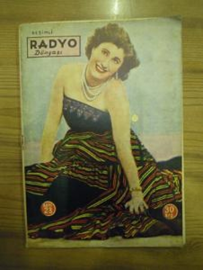 RESİMLİ RADYO DÜNYASI SAYI: 23 SATIŞI 30 KURUŞ 