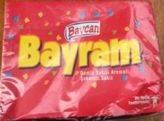 BAYCAN BAYRAM SAKIZ KUTUSUNDA AÇILMAMIŞ 100 ADET ÇİKLET 