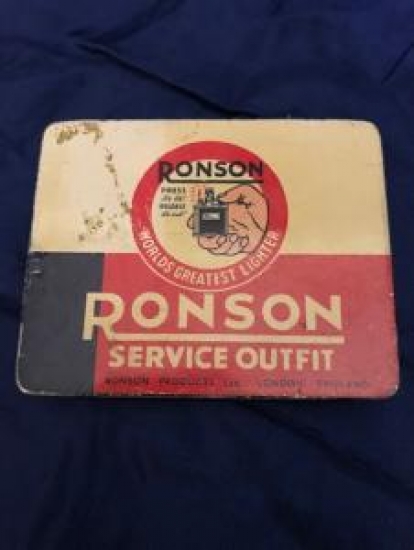 RONSON TAMİR SETİ WORLDS GREATEST LIGHTER RONSON SERVİCE OUTFIT RON SON PRODUCTS LTD: LONDON ENGLAND 