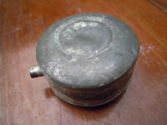 ZEMZEM SUYU GALVANİZ MATARA KUTU İÇERİSİNDE AÇILMAMIŞ 194O YILLAR 