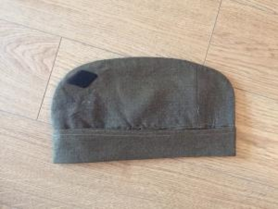 KORE ASKER ŞAPKASI CUMHURİYET İLK DÖNEMİ KUMAŞ SİYAH DİKME NEFTELİ PİYADE 