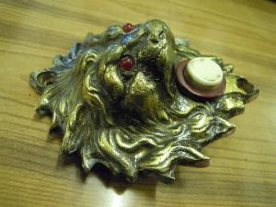 ASLAM BAŞI PİRİNC DÖKÜM KAPI ZİLİ DÜĞMESİ 