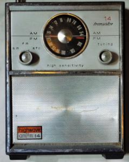 HIGHWAVE 14 TRANSISTOR PORTABLE RADIO FM-1401 MEKANİK TRANSİSTÖRLÜ PİLLİ ÇANTA RADYO 