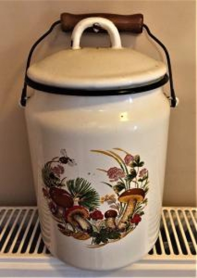 SÜT TAŞIMA KABI CİNKO EMAYE KAPLAMA KULPLU ÜZERİ İŞLİ 