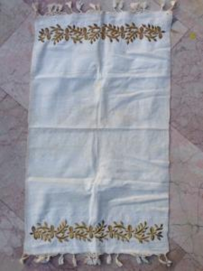 İSTANBUL İŞİ TEL KIRMA EL İŞLEMELİ EL PAMUKLU HAVLU 