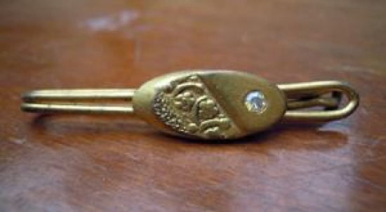 TEK TAŞLI METAL KRAVAT İĞNESİ