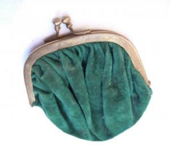 YEŞİL MİNİ BOZUK PARA EL ÇANTA