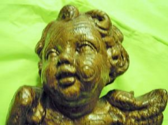 EROS AŞK TANRISI AHŞAP EL OYMASI KANATLI MELEK 