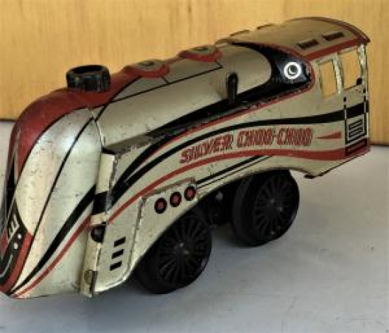 KURMALI ALMAN MALI TENEKE TREN LOKAMATİF SİLVER CHOO 