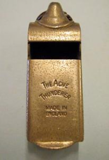 THE ACME THINDERER MADE IN ENGLAND MANTAR TOP POLİS DÜDÜK 