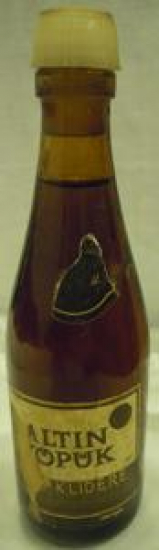 MİNYATUR ŞİŞE ALTIN KÖPÜK KAVAKLIDERE ŞARAPLARI ANONİM ŞİRKETİ ANKARA KURULUŞ 1929. 10 cl 