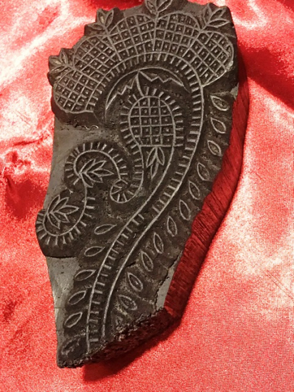 OSMANLI DESEN AHŞAP TOKAT YÖRE YAZMA BASKI KALIBI 