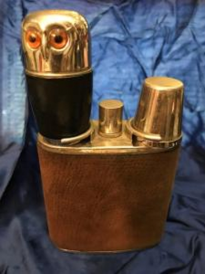 BARDAKLI İÇKİ MATARA TIN-LINED 13 OZ ALMAN 1940 MAY DRİNK 