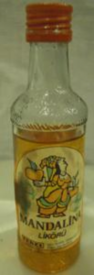 MİNYATÜR İÇKİ ŞİŞESİ KOLEKSİYON MANDALİNA LİKÖRÜ TEKEL 5 CL ALKOL DERECESİ 30 % 