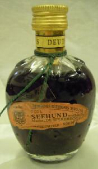 MİNYATÜR İÇKİ ŞİŞESİ KOLEKSİYON SEEHUND DEUISCHES ERZEUGNIS 35 VOL % MARKE
