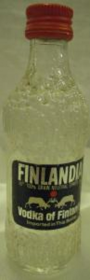 MİNYATÜR İÇKİ ŞİŞESİ KOLEKSİYON VOTKA OF FINLANDIA 40. 100 % GRAIN NEUTRAL SPIRITS 5 CL 