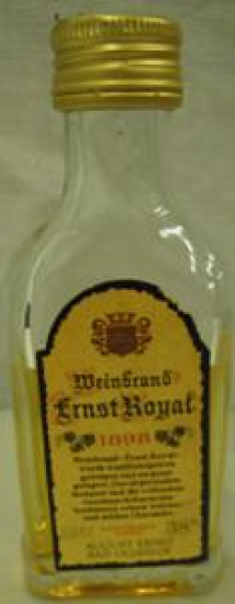 MİNYATÜR İÇKİ ŞİŞESİ KOLEKSİYON WEİNBRAND ERNST ROYAL 1898 AUGUST ERNST BAD OLDESLOE 38% 