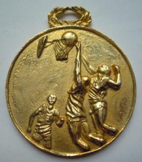 HILLSIDER BASKETBALL CUP 2001 30 HAZİRAN-10 TEMMUZ TURNUVA BİRİNCİSİ YAZILI MADALYA 