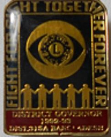 LİONS CLUP YAKA ROZET METAL ORJİNAL DISRIST GOVERNOR 1992-93 DIST.315A BANGLADESH 