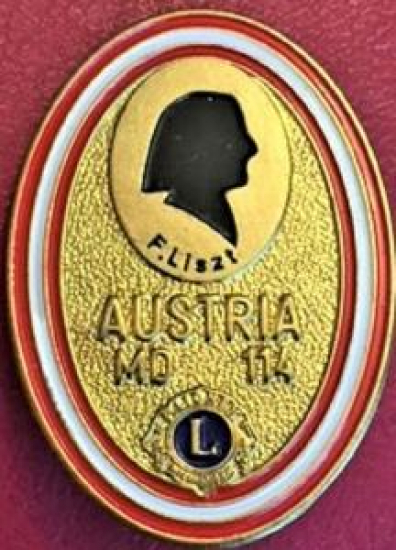 LİONS CLUP YAKA ROZET ORJİNAL METAL F.LİSZT AUSTRIA MD 114 