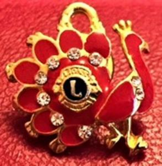 LİONS CLUP YAKA ROZET ORJİNAL METAL MİNE TAŞLI ROZET ROZET 