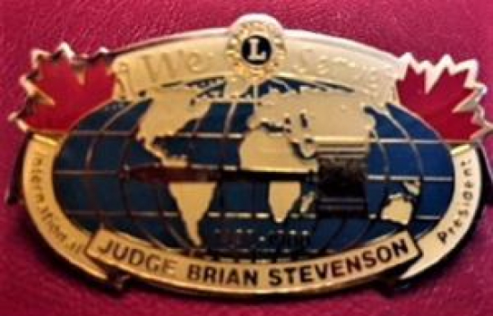 LİONS KÜLÜP RÖZET WE SERVE JUDGE BRIAN STEVENSON INTERNATIONA